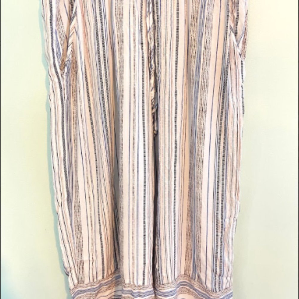 Patterned 3/4 length pants